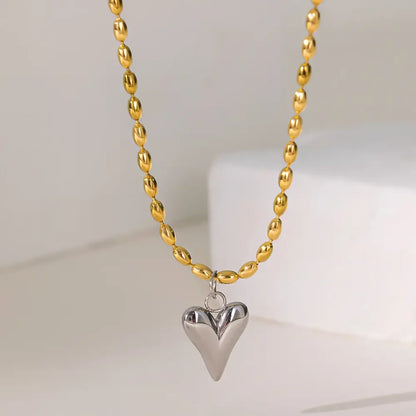 Sleek Love Pendant - Diatoms