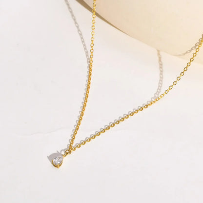 Luxe Elegant Diamond Necklace - Diatoms