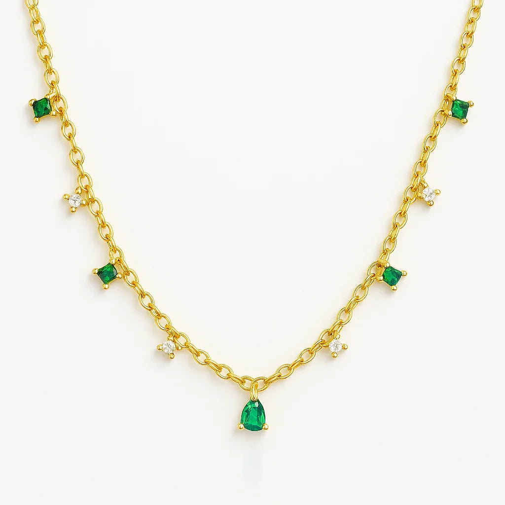 Clavicle Chain Niche Necklace - Diatoms