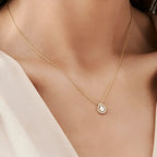 Water Droplets Diamond Necklace
