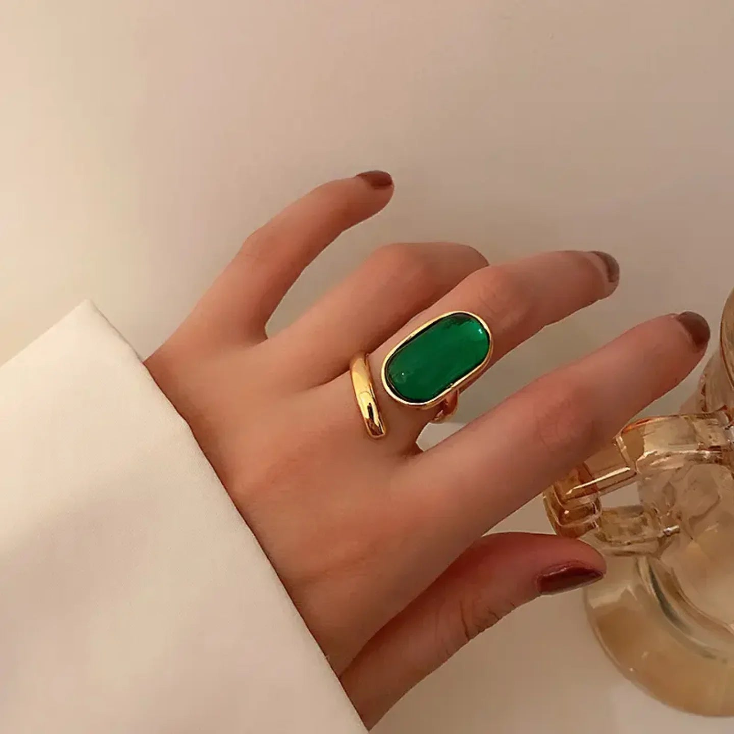 Luxy Hypnotic Adjustable Ring - Diatoms