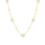 Pearl Blossom Necklace - Diatoms