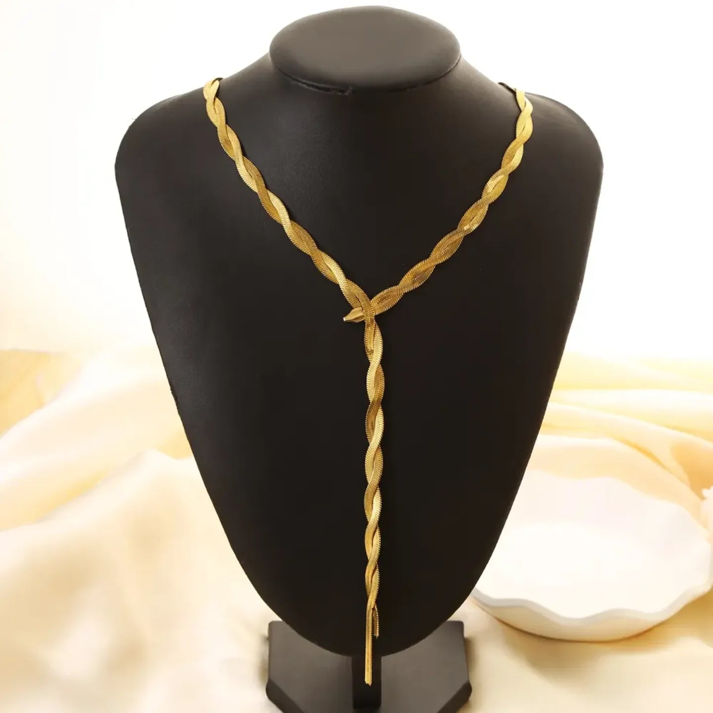 Modern Style Classic Irregular Tassel Necklace - Diatoms