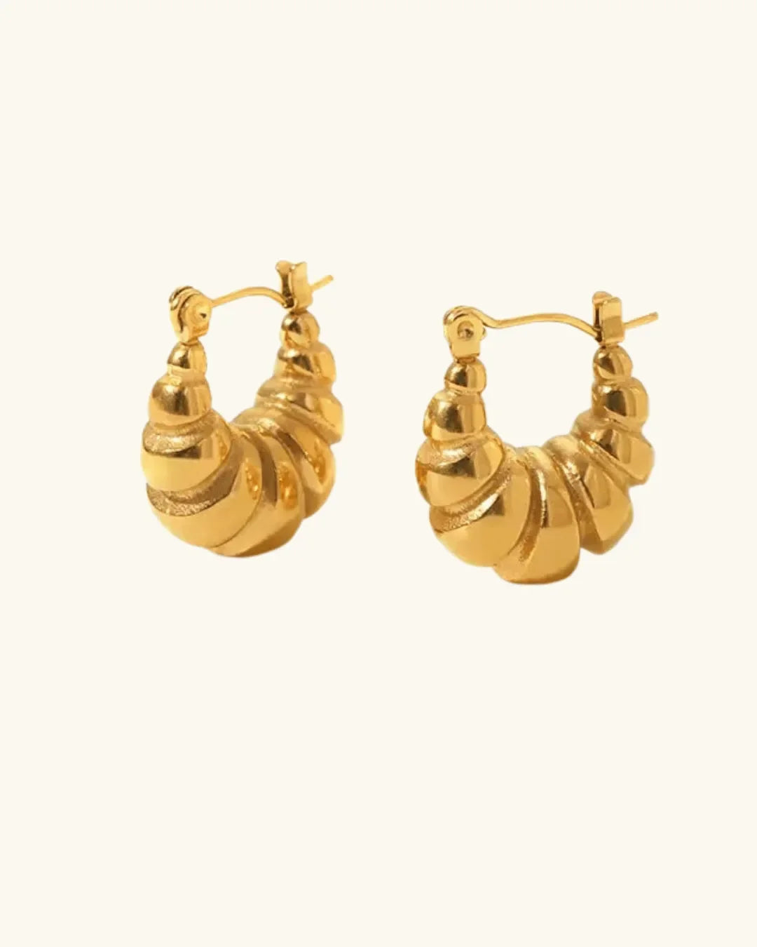 U Shape Earrings - Diatoms