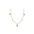 Clavicle Chain Niche Necklace - Diatoms