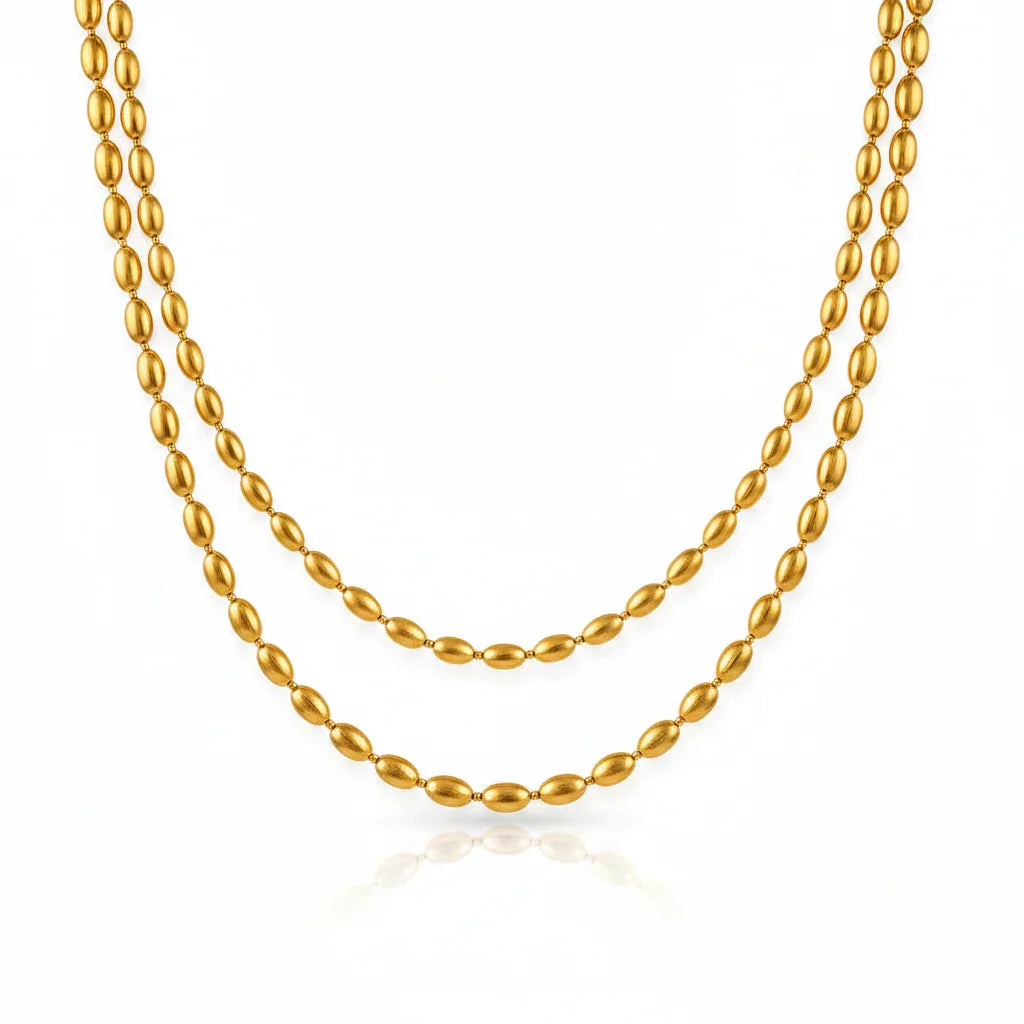 Gold Beaded Necklace