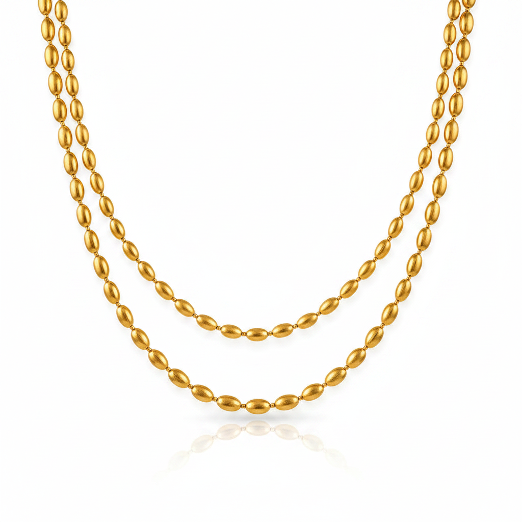 Gold Beaded Necklace