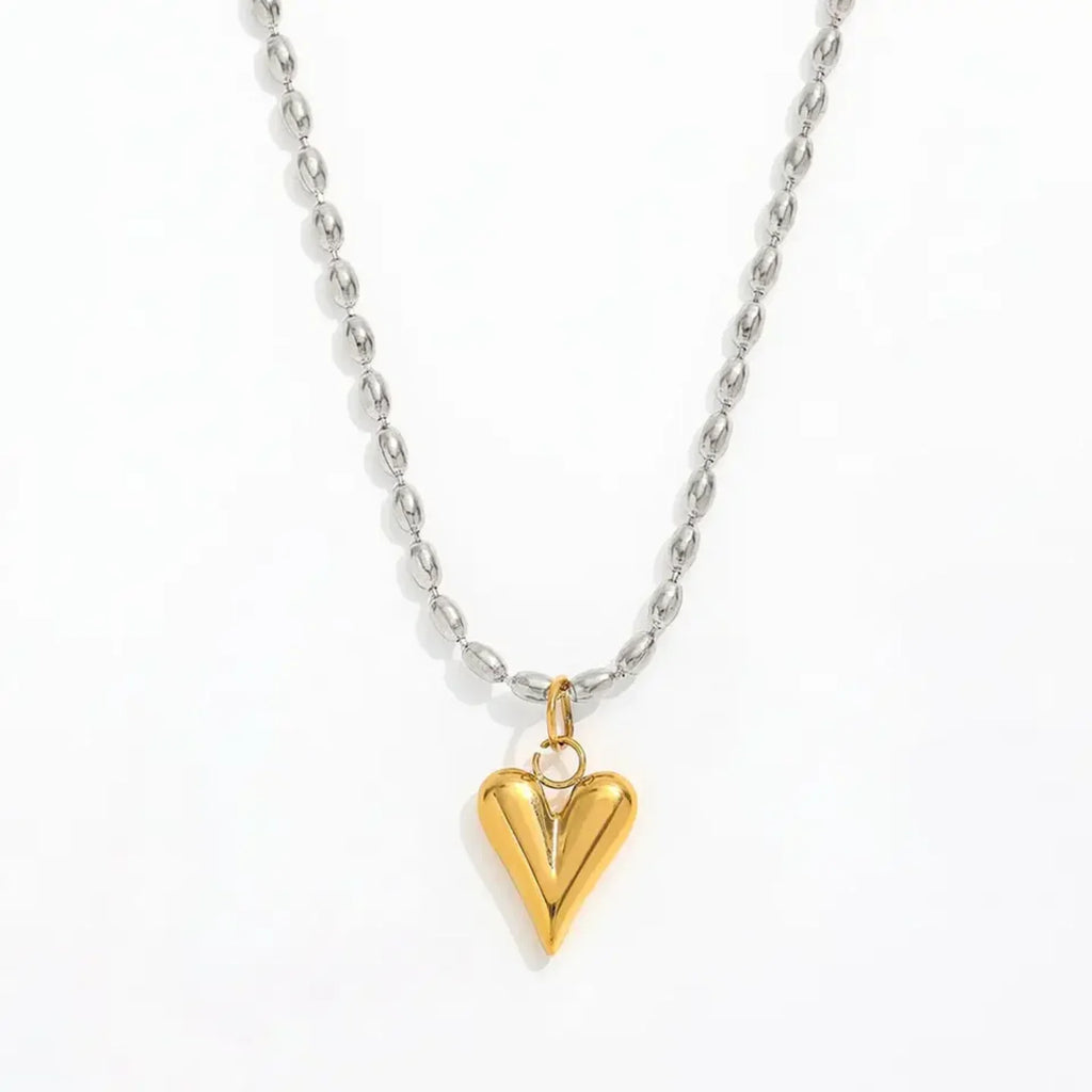 Sleek Love Pendant - Diatoms