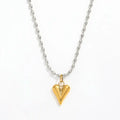 Sleek Love Pendant - Diatoms