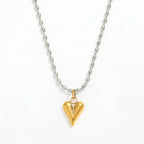 Sleek Love Pendant - Diatoms