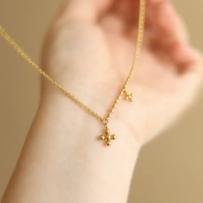 Holy Glow Cross Pendant - Diatoms