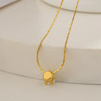 Simple Round Zircon Necklace