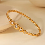 Modern Style Geometric Bangle