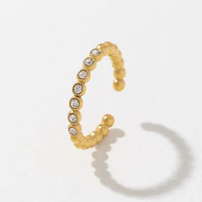 Tiny Twinkle Open Adjustable Ring