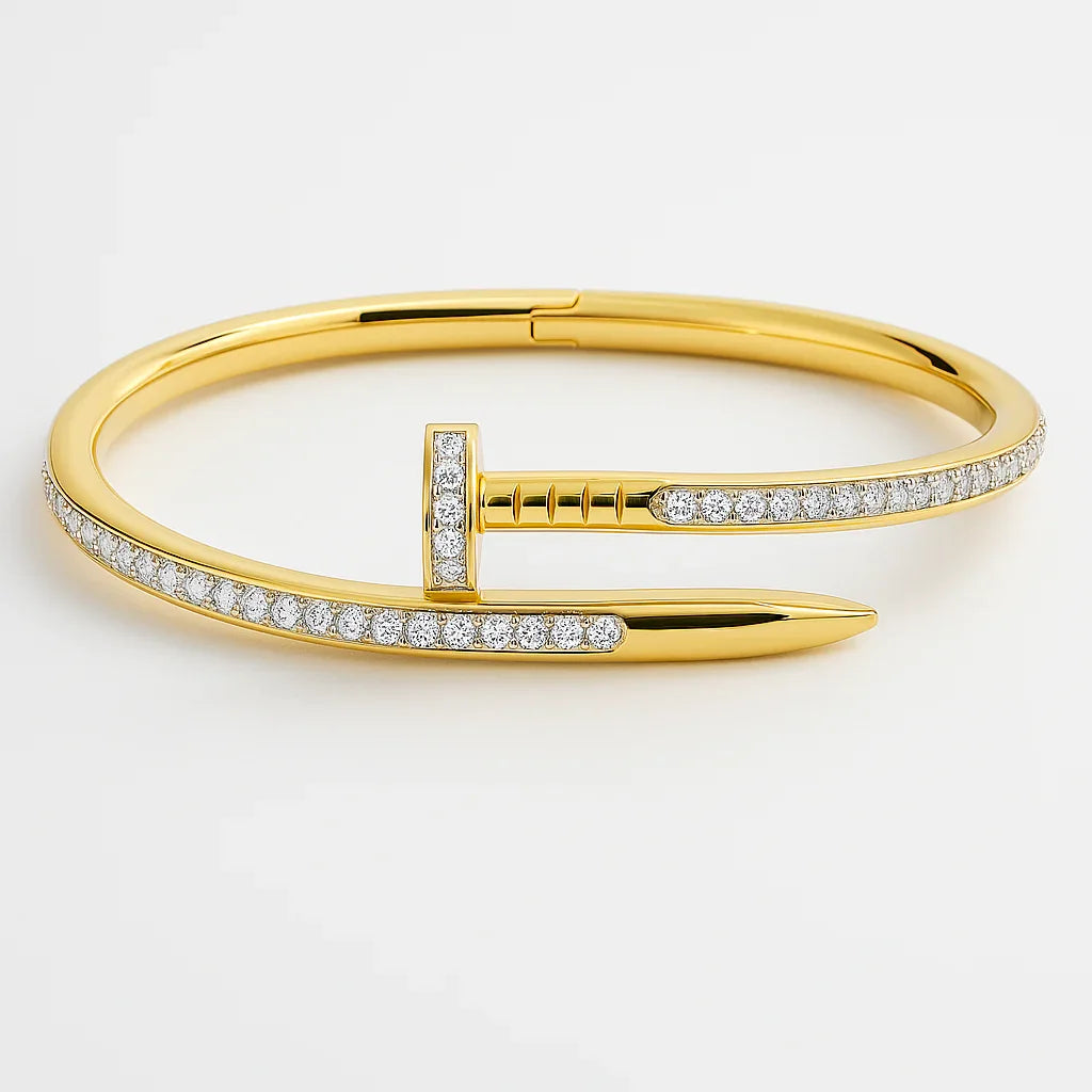 Nail Diamond Bracelet - Diatoms