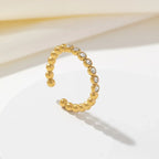 Tiny Twinkle Open Adjustable Ring