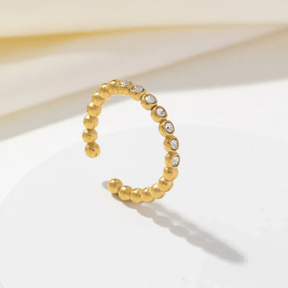 Tiny Twinkle Open Adjustable Ring
