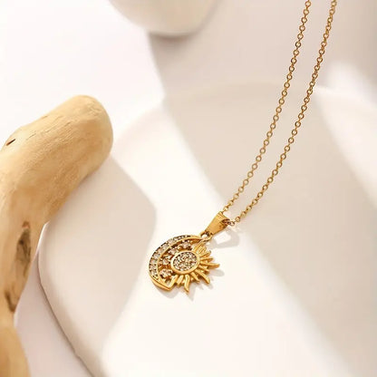 Golden Eclipse Necklace