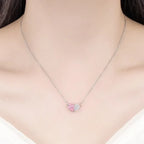 Diatoms Aura Heart Pendant & Studs - Diatoms