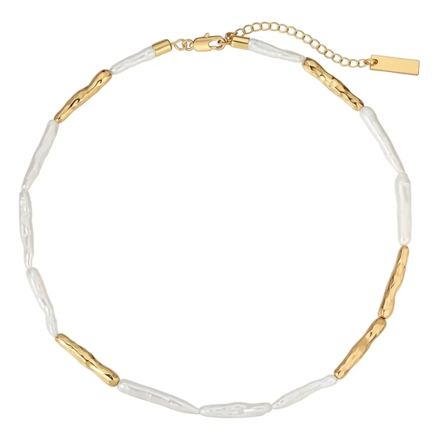 Baroque Pearl Necklace - Diatoms