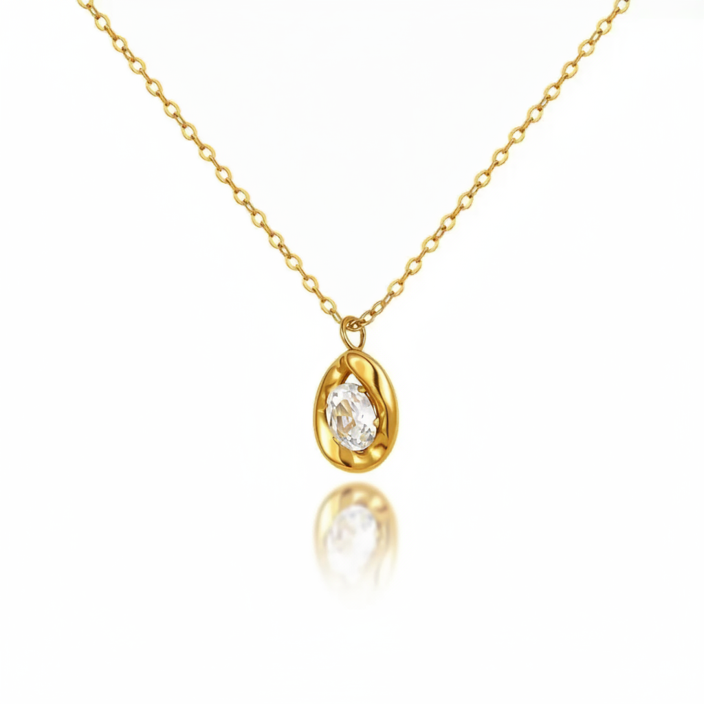 Lumina Water Droplet Necklace