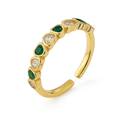 Victorian Elegance Open Ring - Diatoms