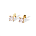 Square Studs - Diatoms