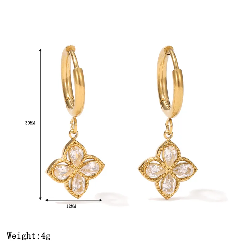 Four Leaf Clover Earrings