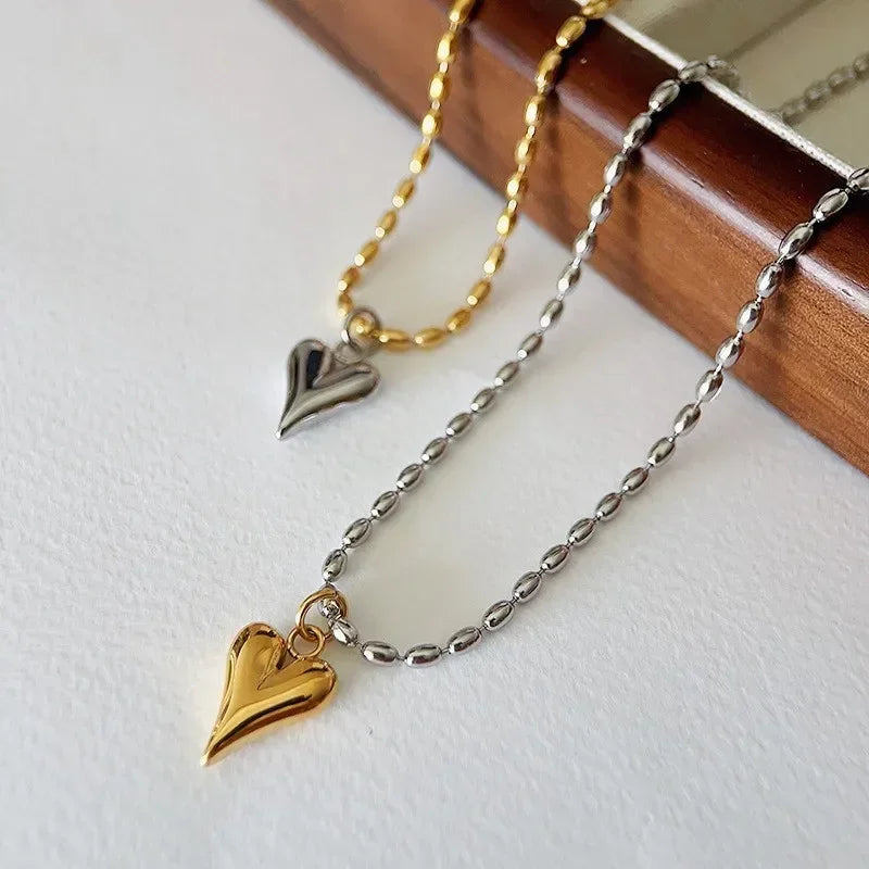 Sleek Love Pendant - Diatoms