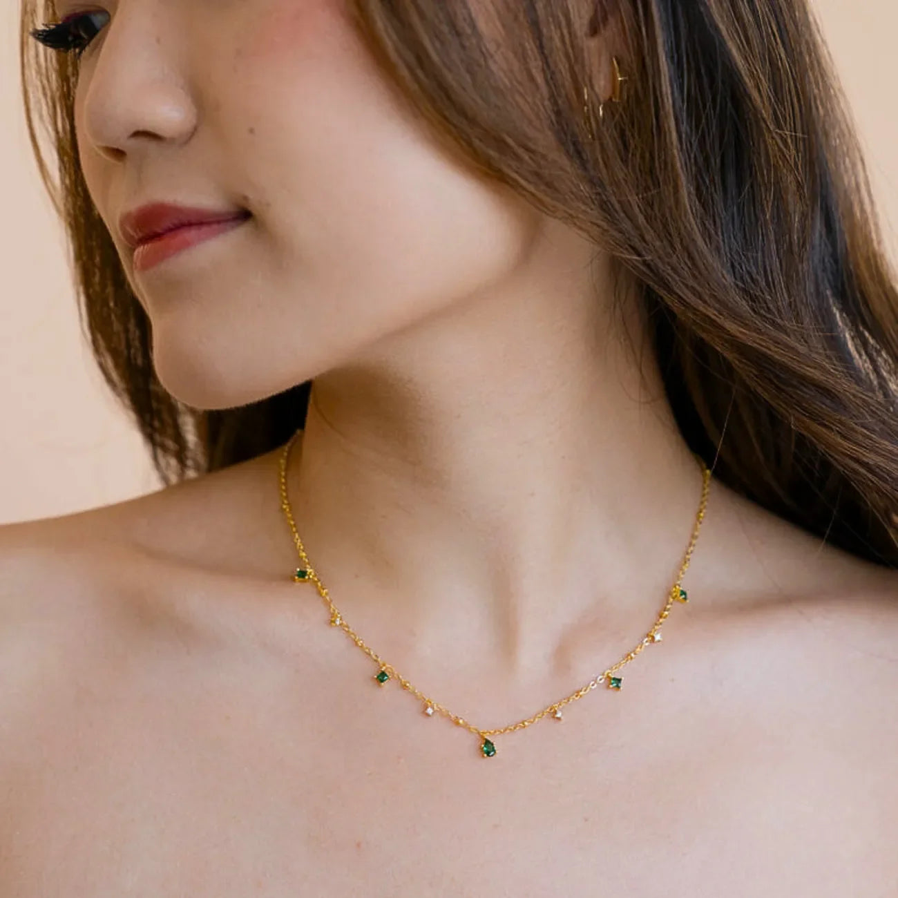 Clavicle Chain Niche Necklace - Diatoms