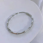 Bamboo Dreams Silver Bracelet - Diatoms