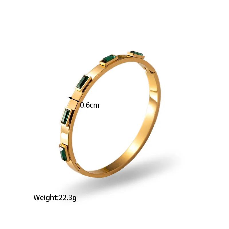 Greenstone Goldcuff Bracelet