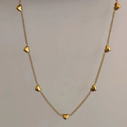 Luxy In Love Heart Chain Necklace